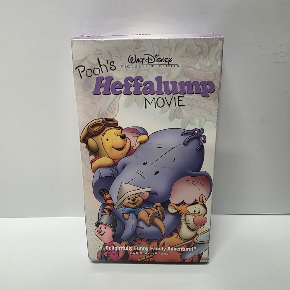 Disney Poohs Heffalump Movie VHS 2005 Winnie the Pooh Tigger Roo Kids Family Y2K